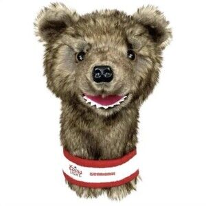 Coors Light Bear Golf Club Driver Head Cover  Patrick Mahomes Discontinued